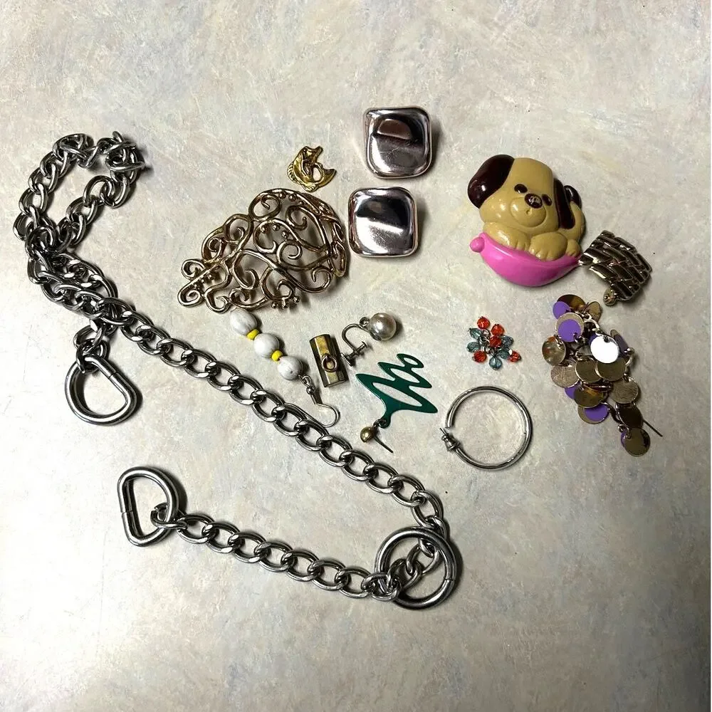 Assorted Broken Jewelry for Crafting and‎ Repair Over 3 Lbs.